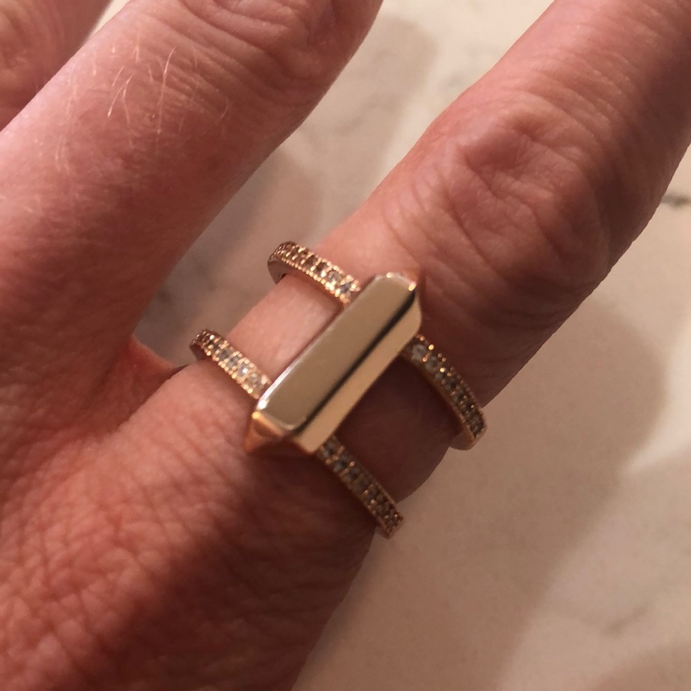 Kendra Scott Rose Gold CZ Ring (7)